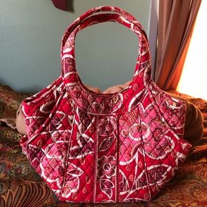 Discontinued Vera Bradley Purse in Rosy Posies